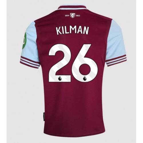 Fotballdrakt Herre West Ham United Max Kilman #26 Hjemmedrakt 2024-25 Kortermet